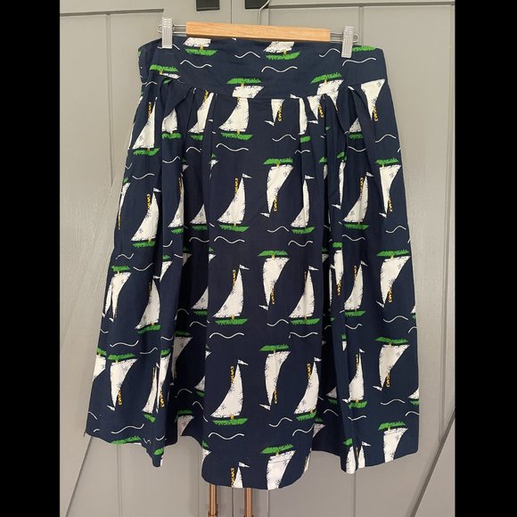 Boutique 1861 Nautical Skirt - Picture 1 of 4
